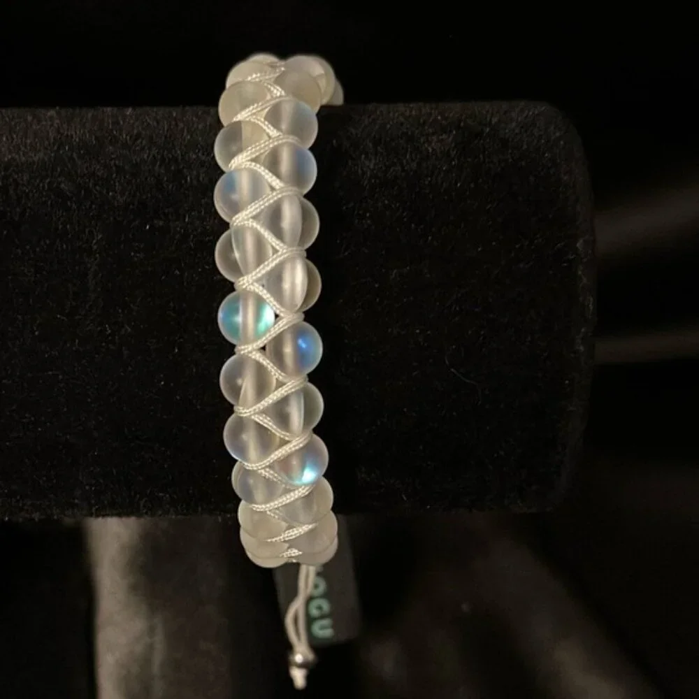 NOGU Mermaid White Beaded adjustable Bracelet